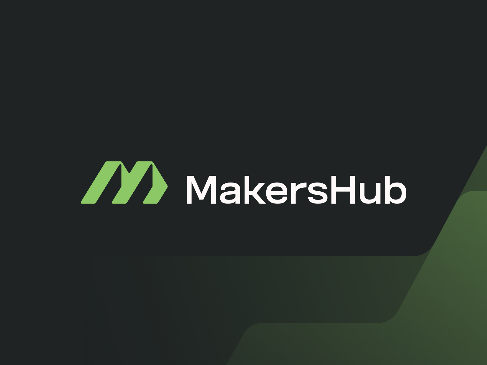 MakersHub Logo Design | Sharp, Modern Brand Identity for Financial Automation Software