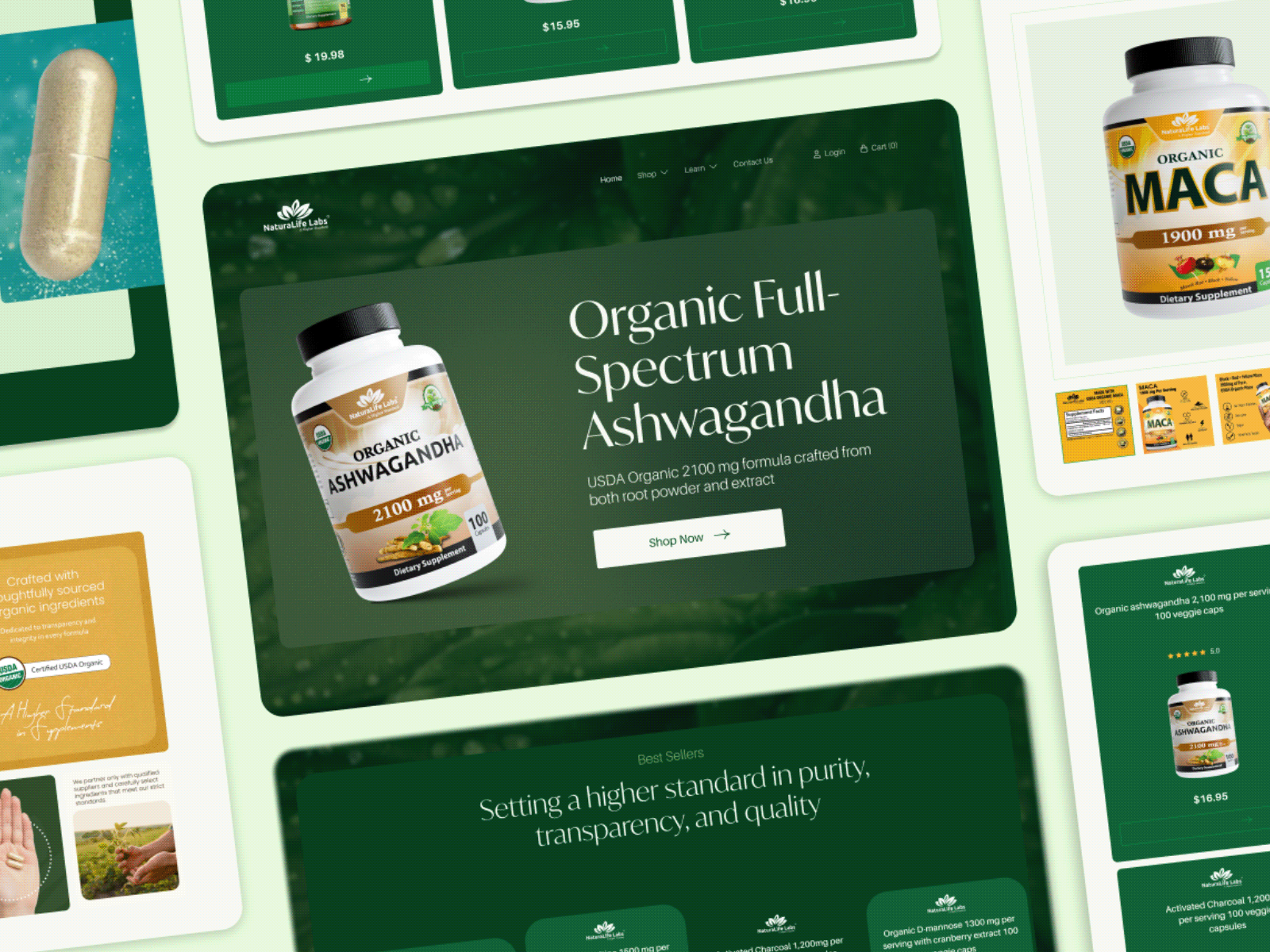 NaturaLife Labs — Organic Supplements, Shopify Store