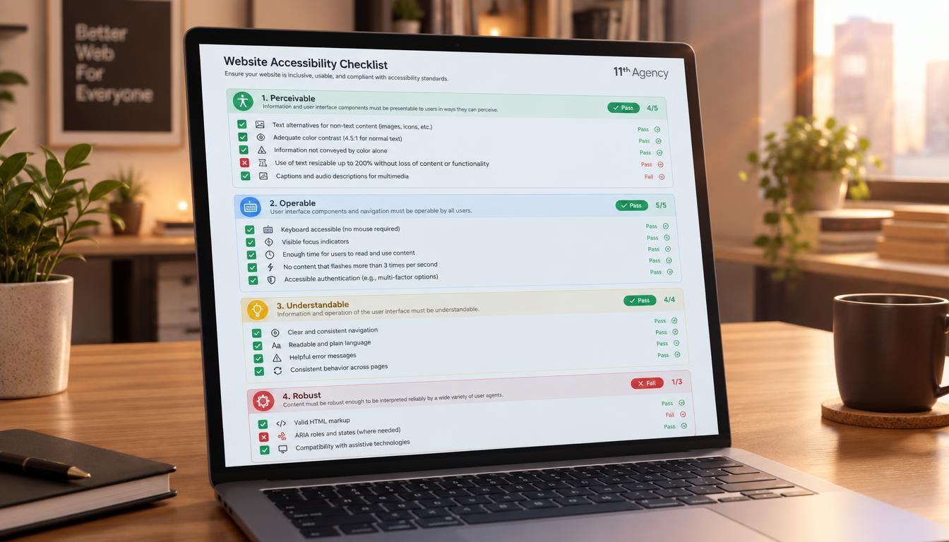 website accessibility checklist